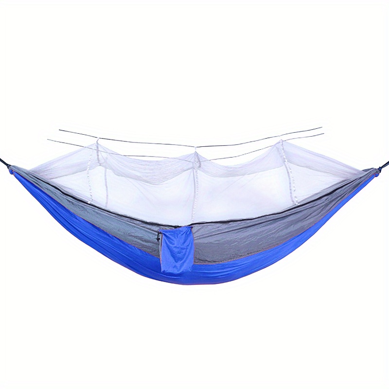 Double Camping Hammock with Mosquito Net Anti Rollover Portable Hammock Tent