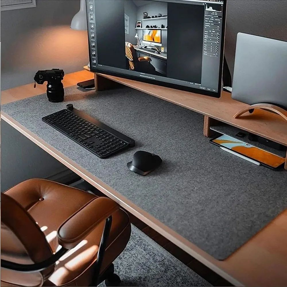 Large Felt Desk Mat Protector