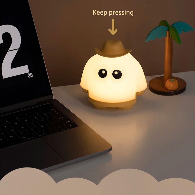 Rechargeable Cute Kerosene Desk Lamp