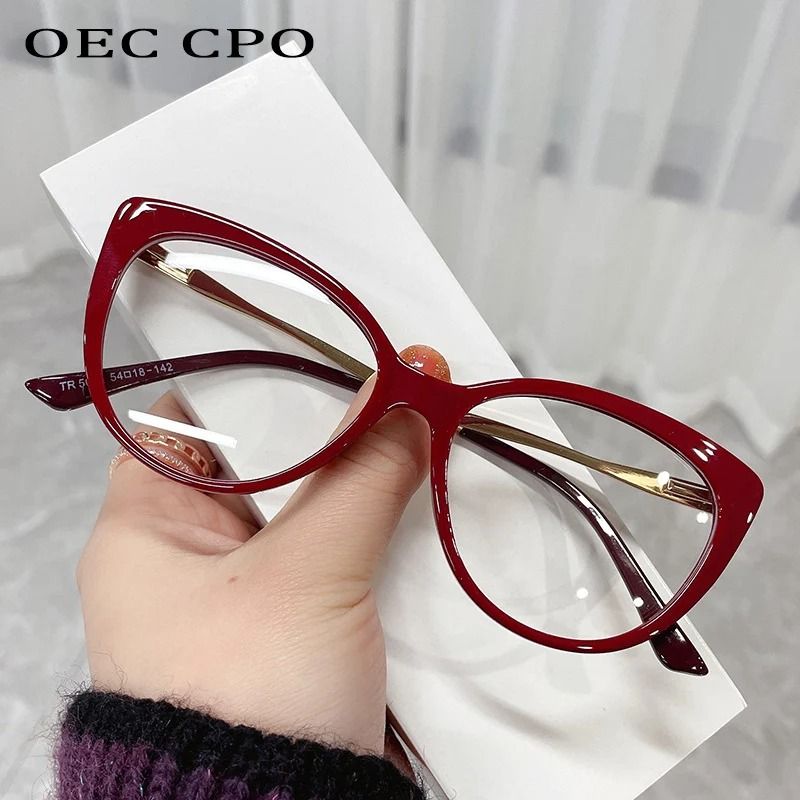 Vintage Fashion Cat Eye Optical Glasses Frames for Women