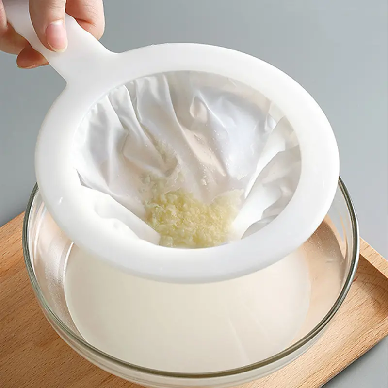 Reusable Nylon Nut Milk Bag – Multi-purpose Soy Milk Filter Bag, Tea, Coffee, Oil & Yogurt Strainer