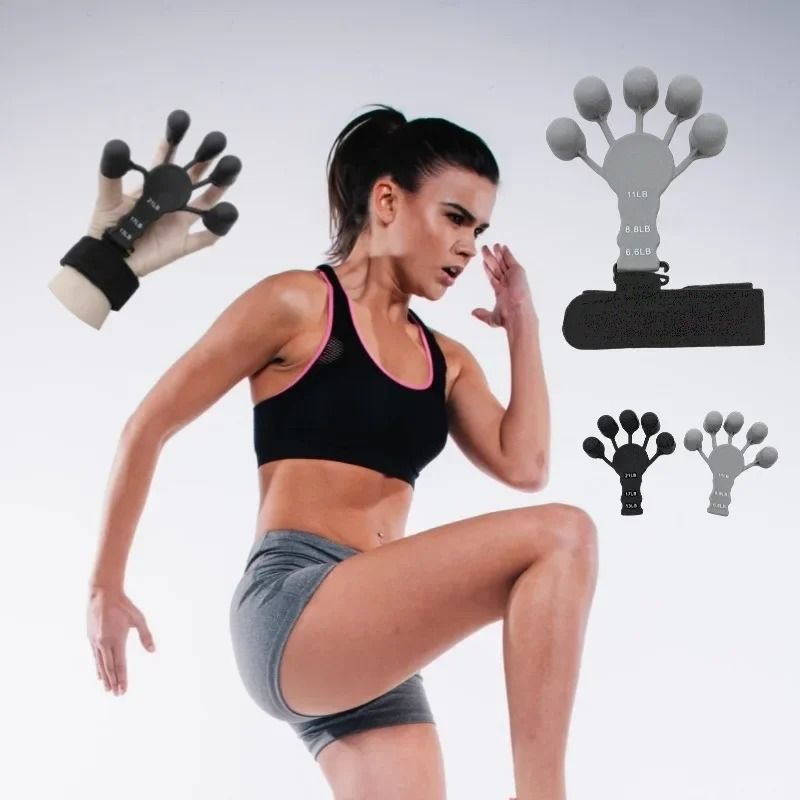 Silicone Finger Exercise Stretcher Hand Strengthener Grip Trainer