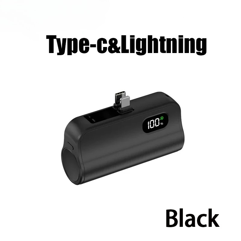 Mini Capsule Ultra High Power Wireless Fast Charging Power Bank