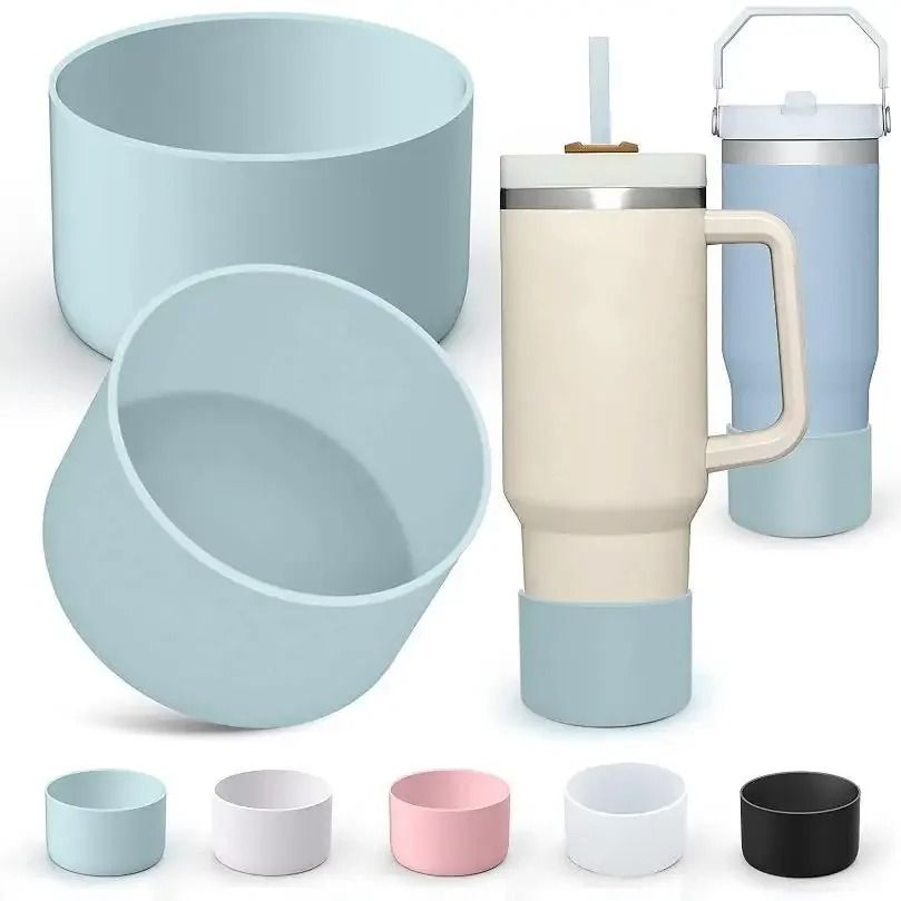 Non Slip Silicone Tumbler Boot Sleeve for 30 and 40 oz Cup Bottom Protection