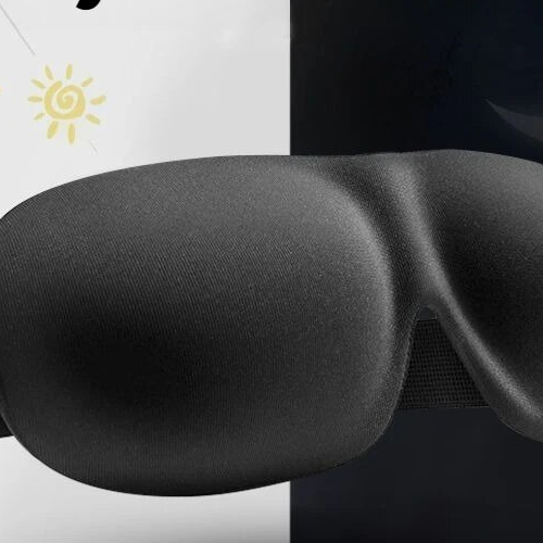3D Non-Marking Three-Dimensional Eye Mask, Solid Color Sleep Mask Without Nose, Blackout Mask for Students
