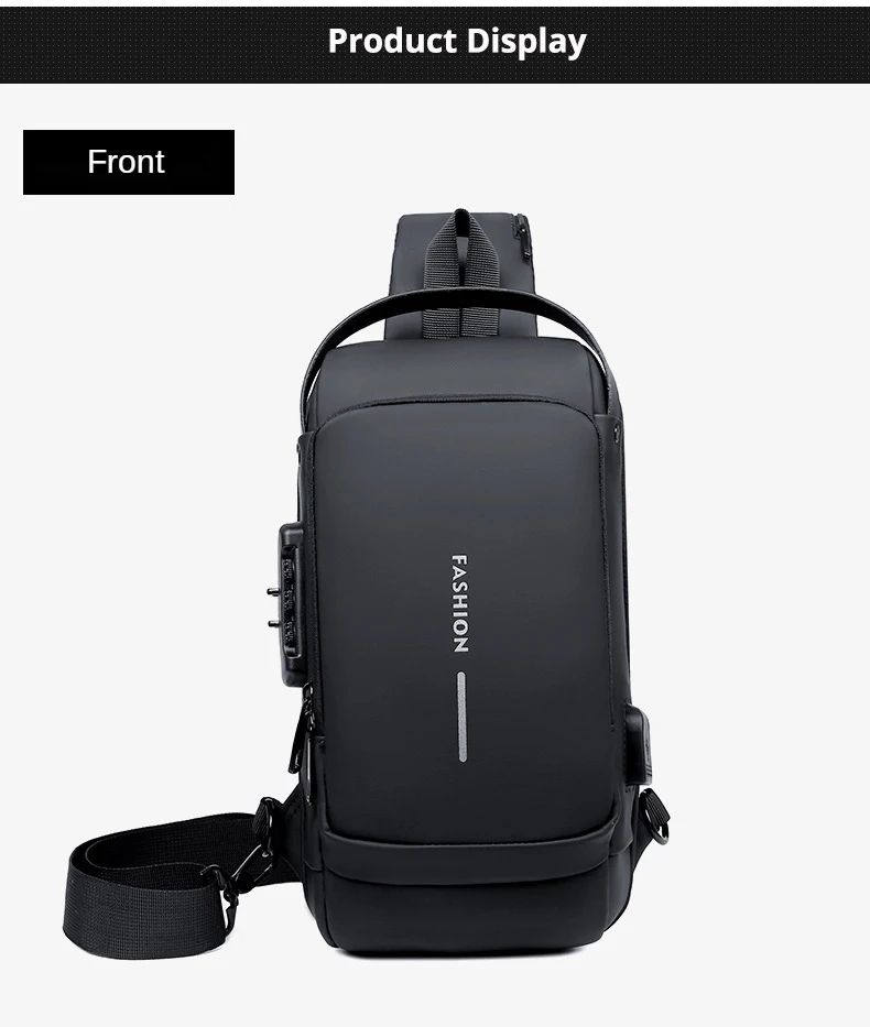 Men Anti Theft Crossbody Chest Bag