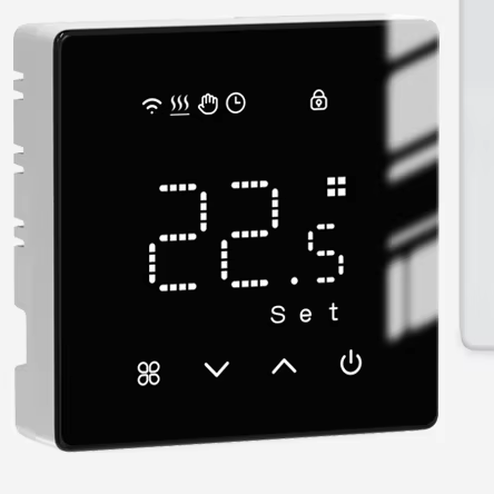 Smart WiFi Thermostat, Zigbee Wireless Temperature Controller, Battery Powered for Water and Gas Boilers