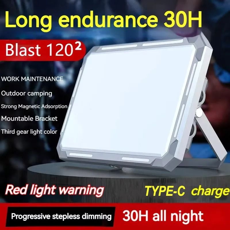Rechargeable LED Camping Tent Light High Power Waterproof Emergency Lantern