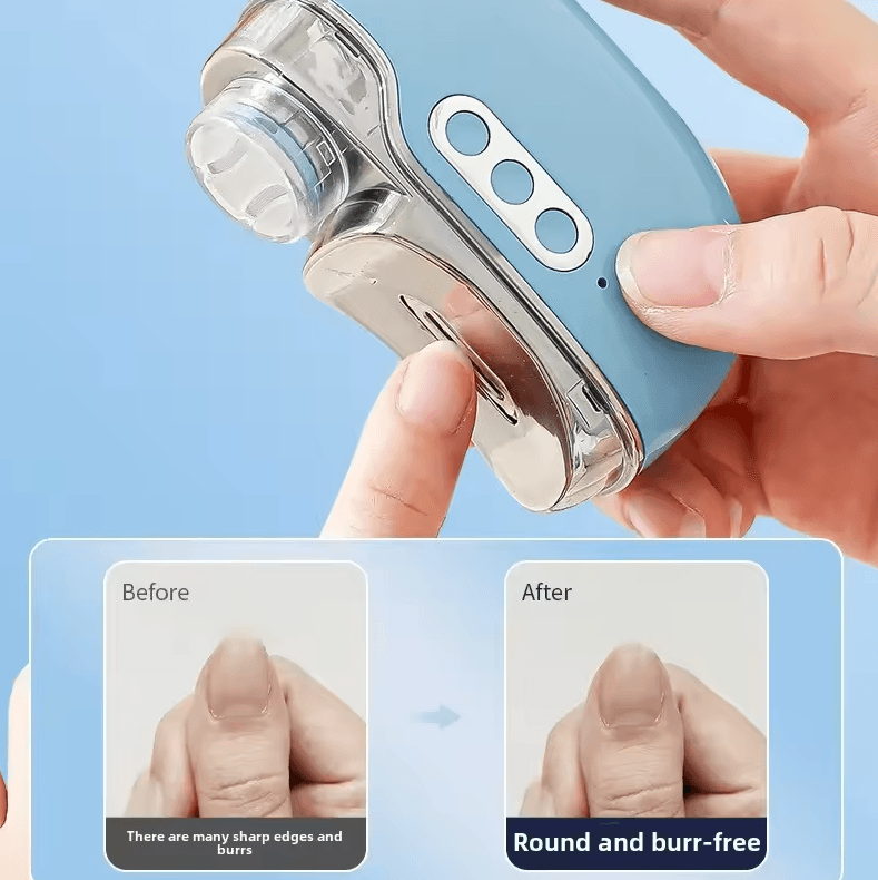 4-in-1 Electric Nail Clipper & UV Dryer Kit – Automatic Trimmer, Grinder & Polisher
