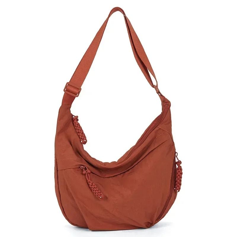Womens Soft Cloth Shoulder Crossbody Bag