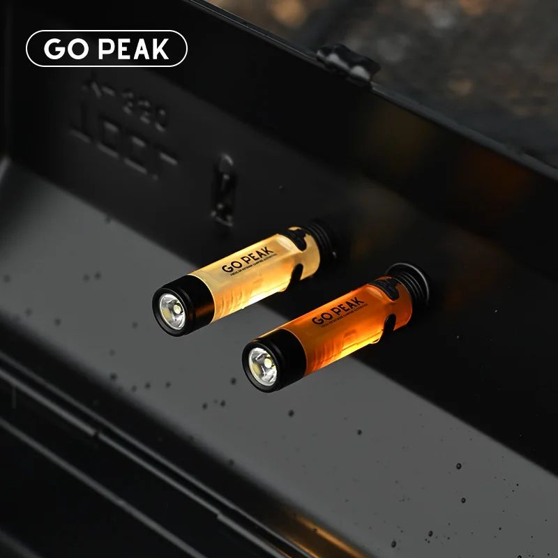 PocketGlow Mini Keychain Flashlight - Ultra-Compact Everyday Carry LED Light
