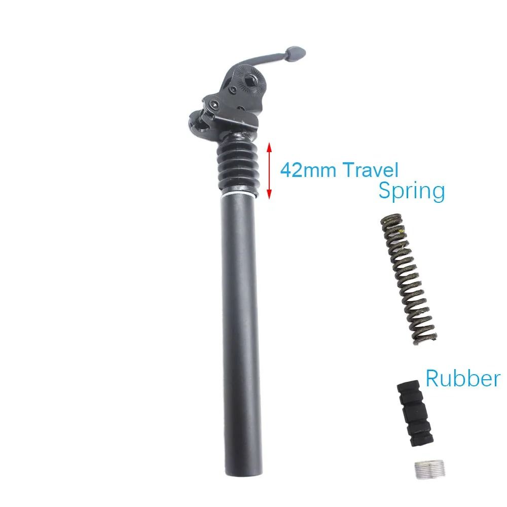 Suspension Damping Aluminum Alloy Seatpost for Folding and E Bikes Multiple Sizes