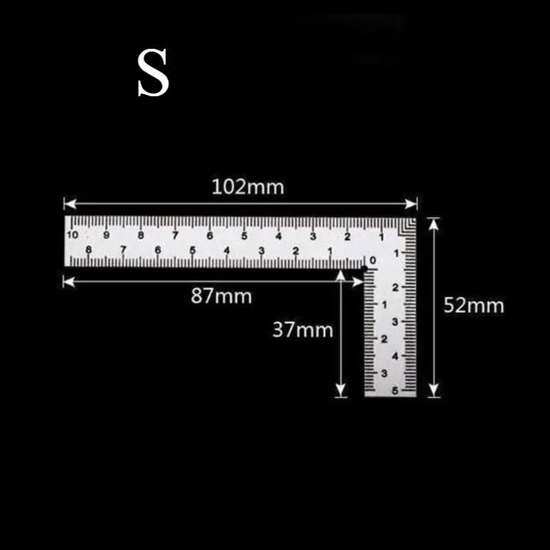 Mini Stainless Steel Square Ruler