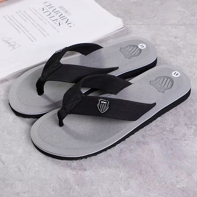 OceanStride Men's Non-Slip Flip Flops – Casual Beach and House Sandals