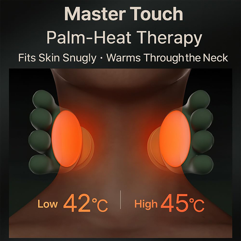 Neck Shoulder Massager Shawl, Bionic Kneading Massager, 3-Level Modes Body Muscles Pillow