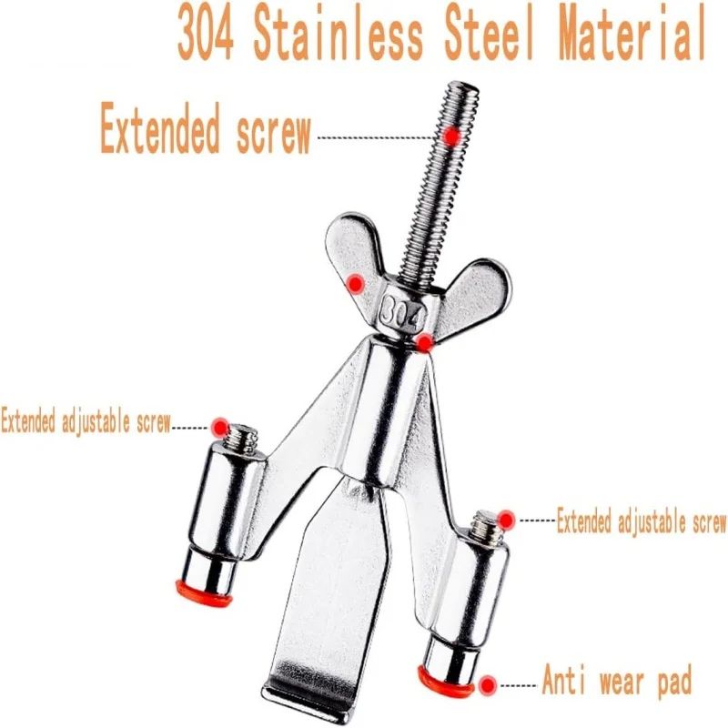 SecureStay Stainless Steel Portable Door Lock - Extra Privacy & Travel Security