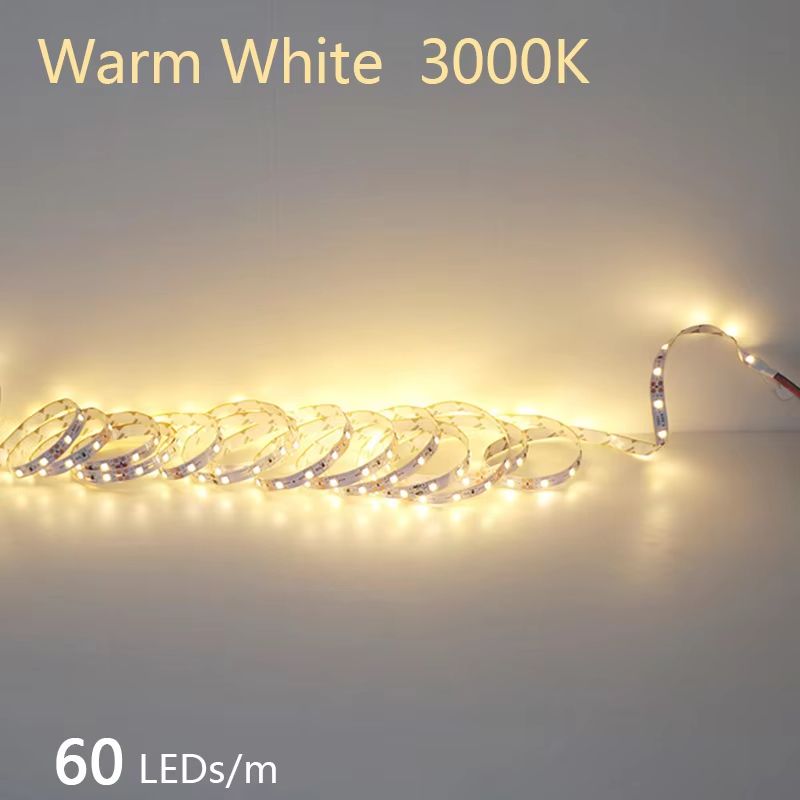 LumiFlex 2835 LED Strip Light – 5M Flexible Waterproof Light Strip DC12V/24V, 300–1200 LEDs, Cuttable Home Lighting Bar
