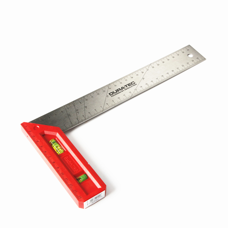 Turn Triangle & Right Angle Corner Ruler Plastic Handle for Woodworking Measuring Tools Precise and Durable