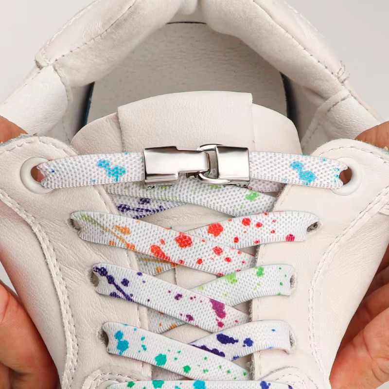 Effortless No-Tie Elastic Shoelaces for All Ages Sneakers