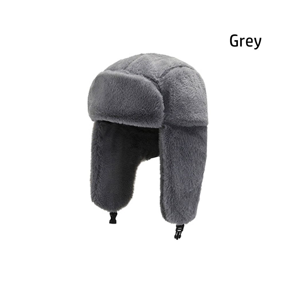 Thick Bomber Hat, Russian Winter Trapper Earflap, Ushanka Snow Cap