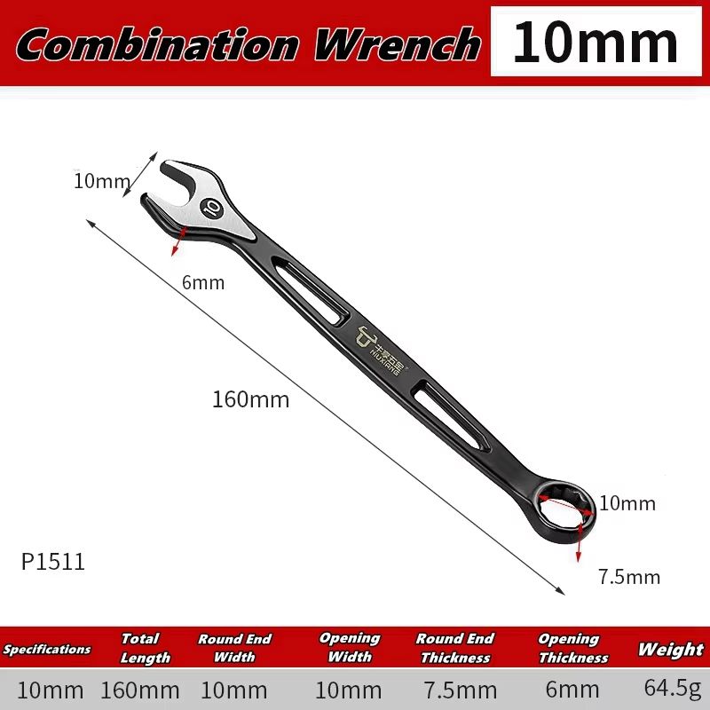 Dual-Use Plums Blossom Ratchet and Open-End Wrench Set 1/4in–15/16in Combination Spanners with Nut Cutter