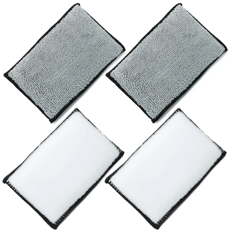 Car Leather Cleaning Microfiber Towel, Soft Double Side Scrubbing Sponge, Wax Sponge Auto Detailing Tools