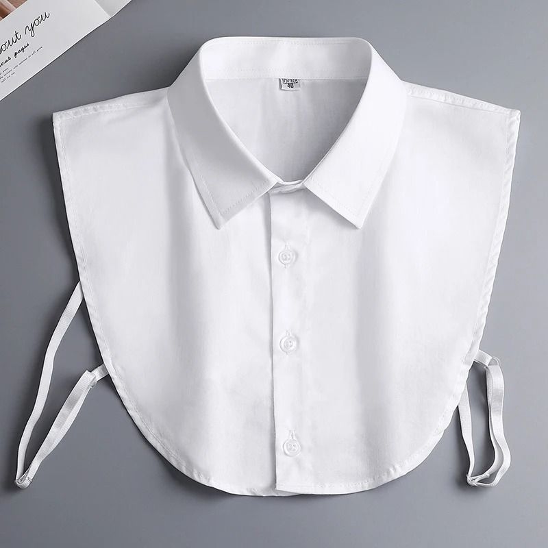 Professional Unisex Fake Collar Half Shirt Mock Dickey Collar for Formal Occasions