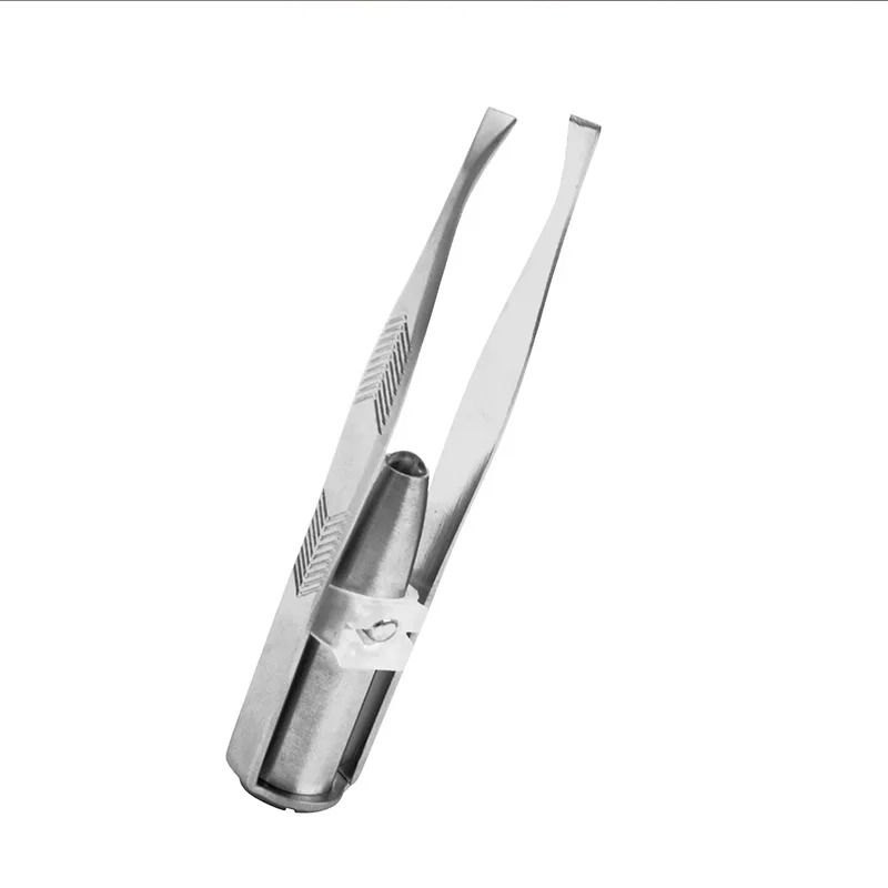 Precision LED Light Eyebrow Tweezer | Stainless Steel Smart Design Grooming Tool