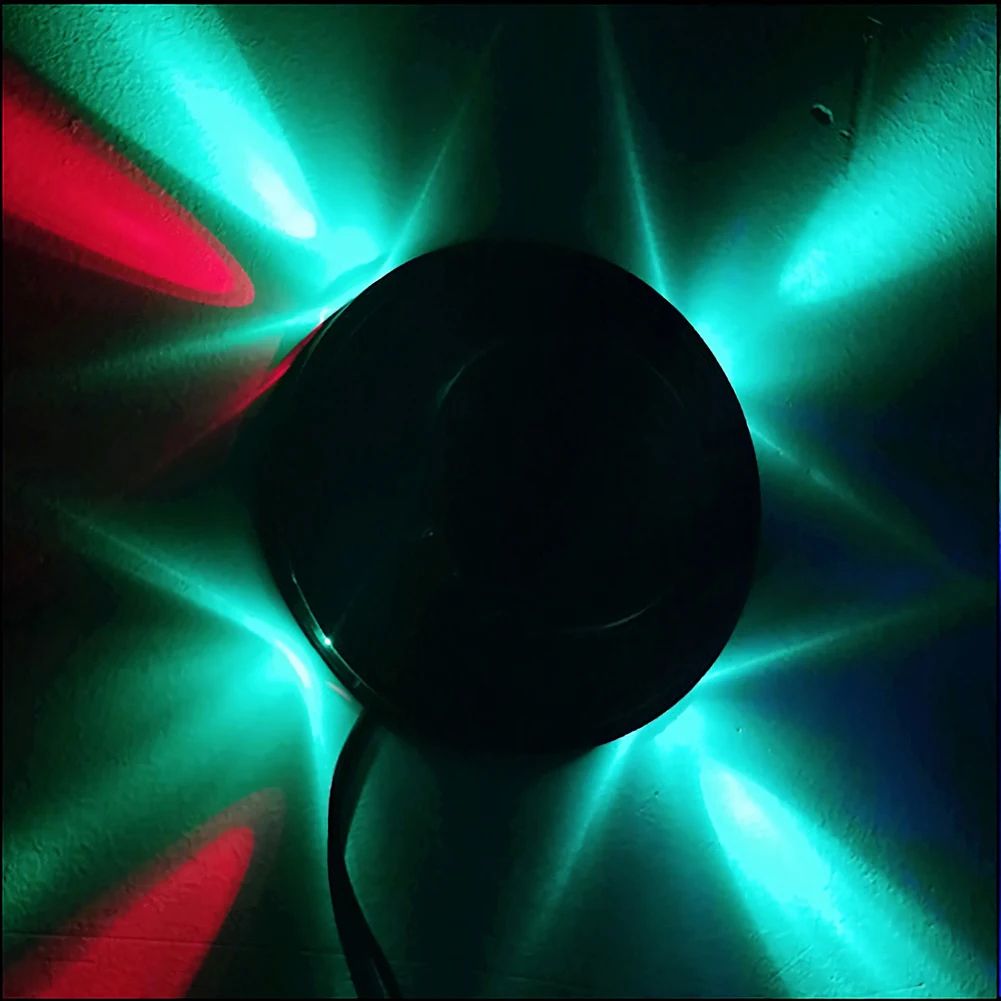 Sound-Activated RGB Disco Light Bar with Rotating LED Effects – USB Party & Stage Lighting