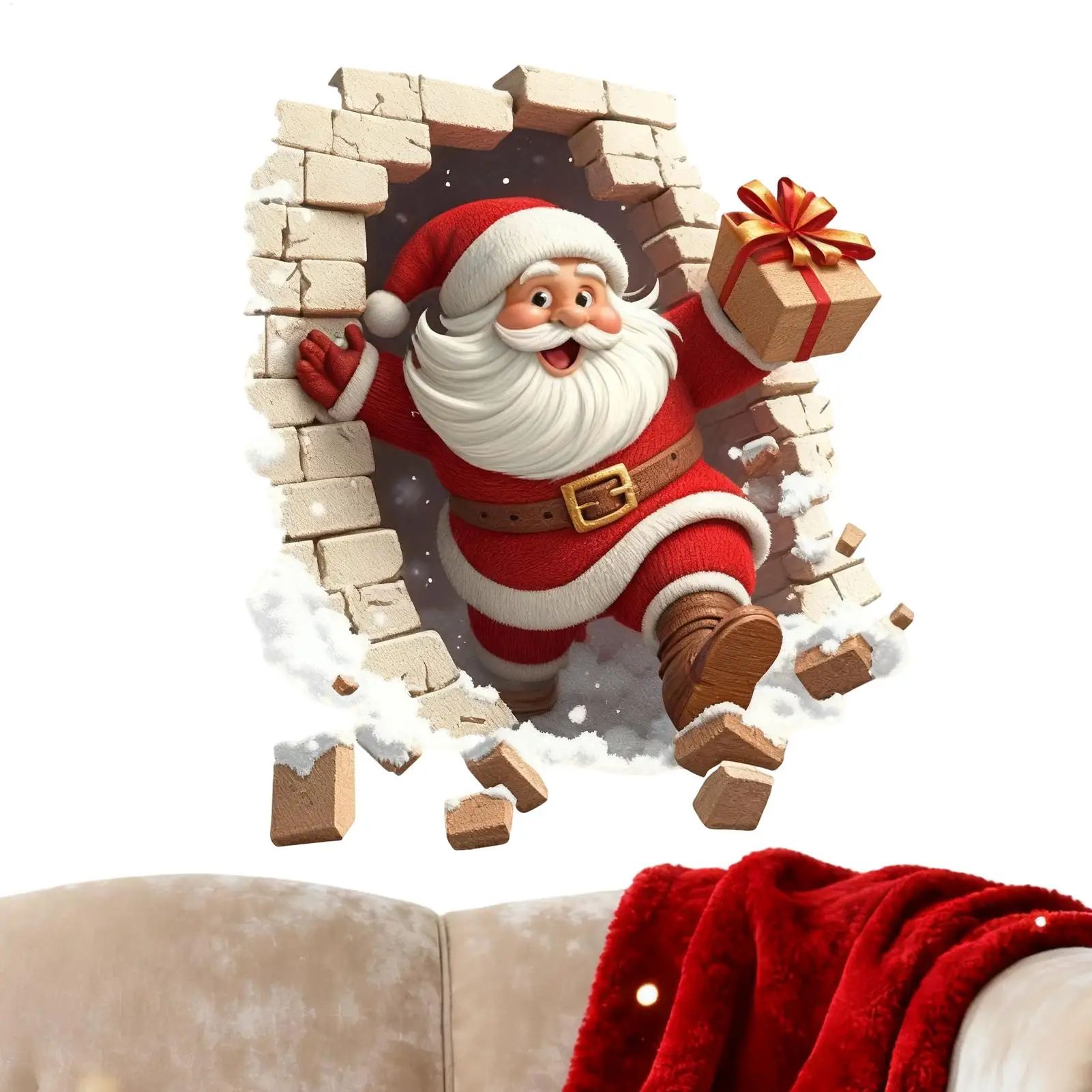 Santa Claus Wall Decal Sticker