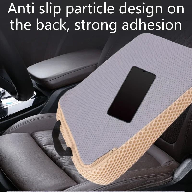 Car Seat Heightening Cushion with Beveled Design