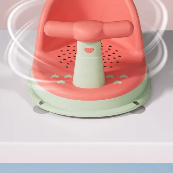 Baby Shower Chair with Body Support, Portable Bath Seat for Newborns and Toddlers, Infant Bathing Essentials
