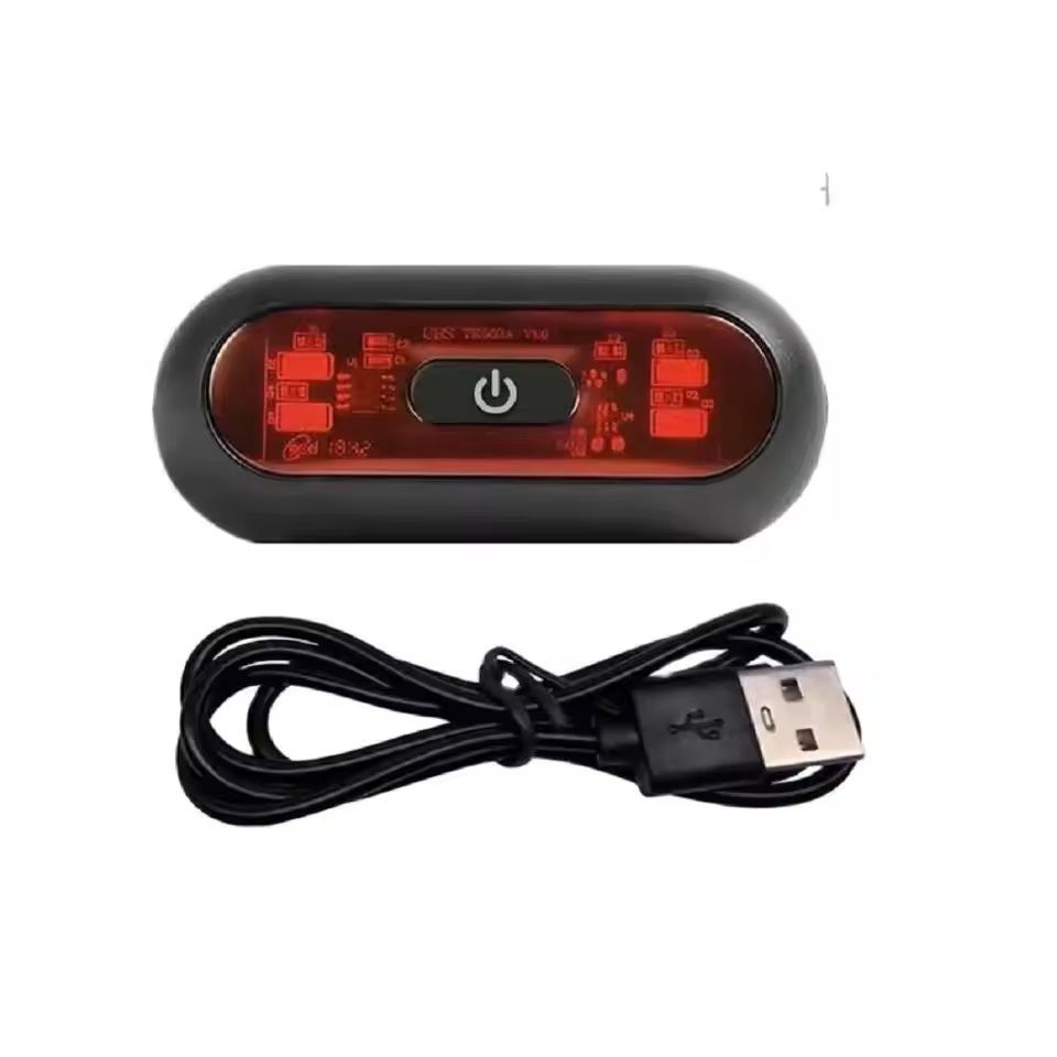 Rechargeable Helmet LED Taillight Waterproof Safety Signal Lamp