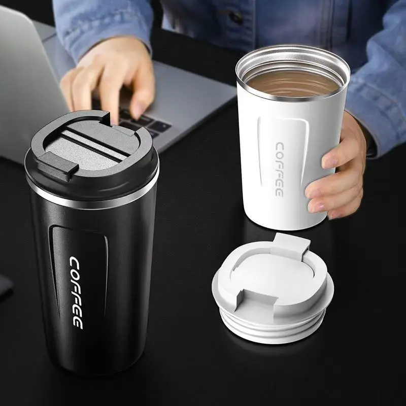 Stainless Steel Coffee Mug, Portable Tumbler, Vacuum Flasks, Thermal Cup, Keeps Hot and Cold, Coffee Cup