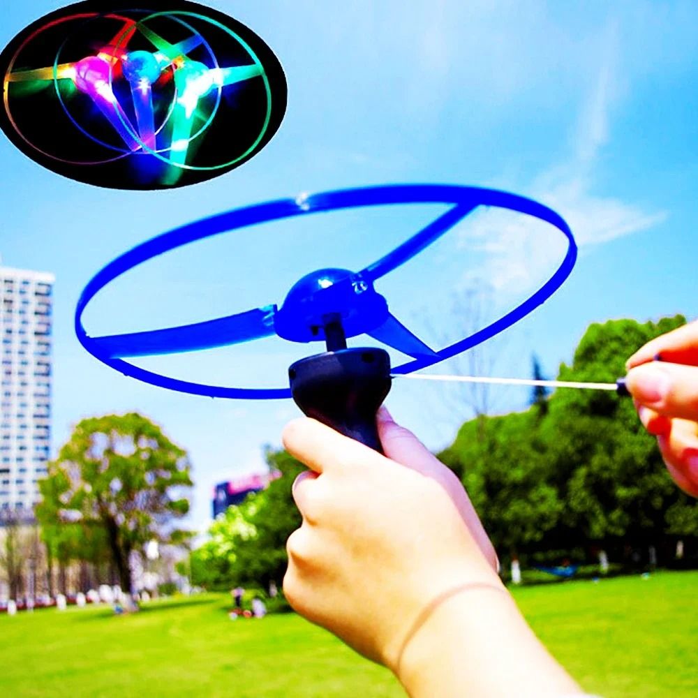 LED Luminous Flying Disc Propeller Toy for Kids
