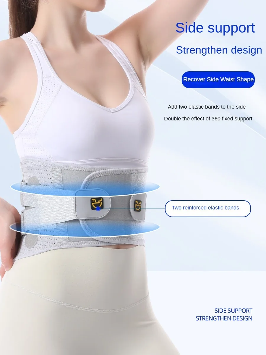 Back Brace Support Belt for Back Pain, Sciatica, Herniated Disc Adjustable with Pads for Men & Women