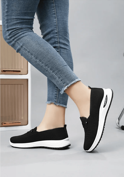 Womens Casual Mesh Sneakers Breathable Chunky Sole Walking Shoes