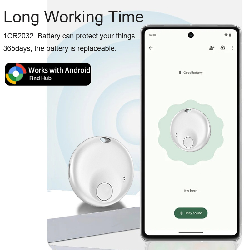 Smart Anti-Loss GPS Tracker Tag for Android Samsung Find My Device Key Finder