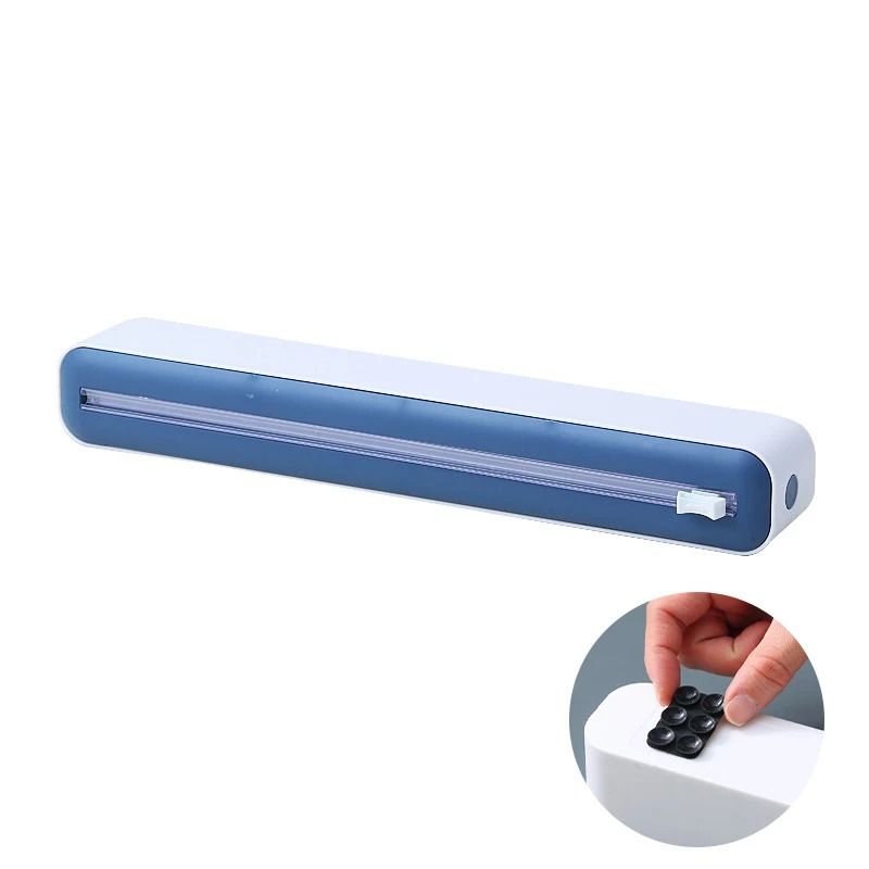 Basalt Glide Dispenser | High-Fidelity Plastic Wrap & Foil Cutter | Executive Culinary Utility Hub
