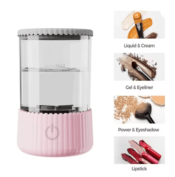 3 in 1 Electric Makeup Brush Cleaner USB Rotary Washing and Drying Machine