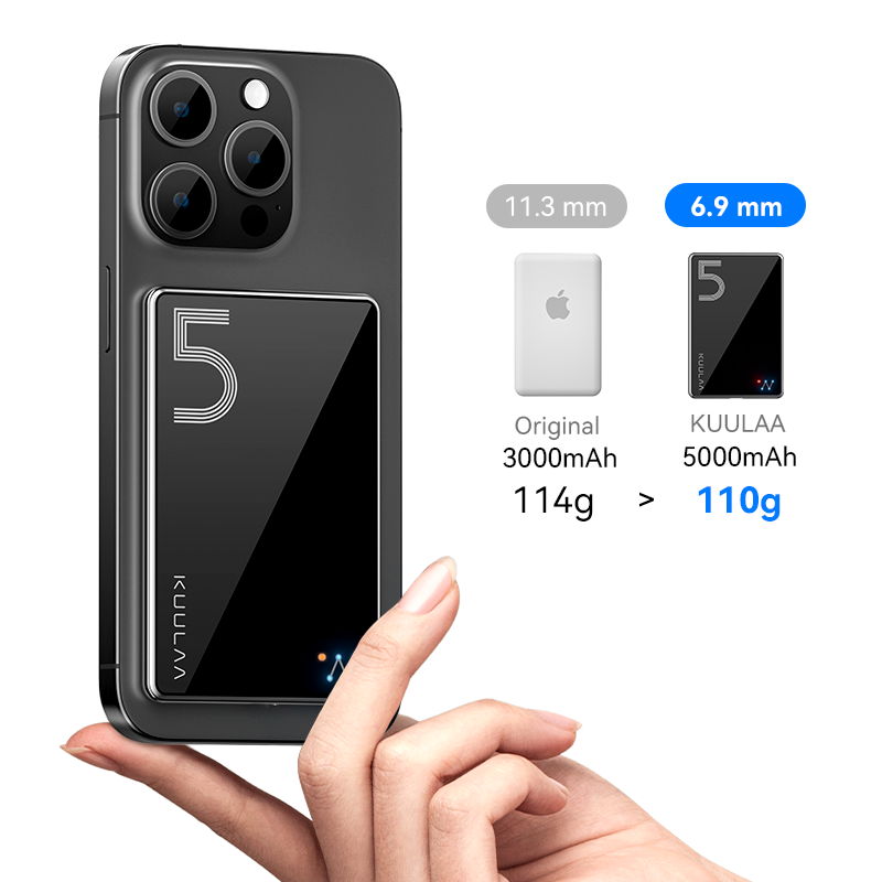 Magnetic Wireless Power Bank Fast Charger