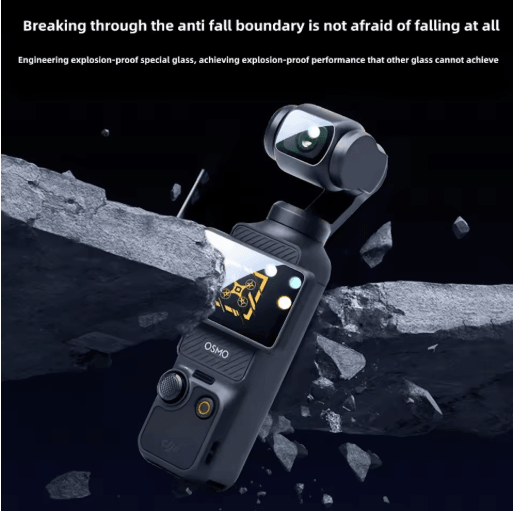 H Tempered Glass Screen Protector for DJI Osmo Pocket 3 HD Clear Lens Protection 1 to 3 Pcs