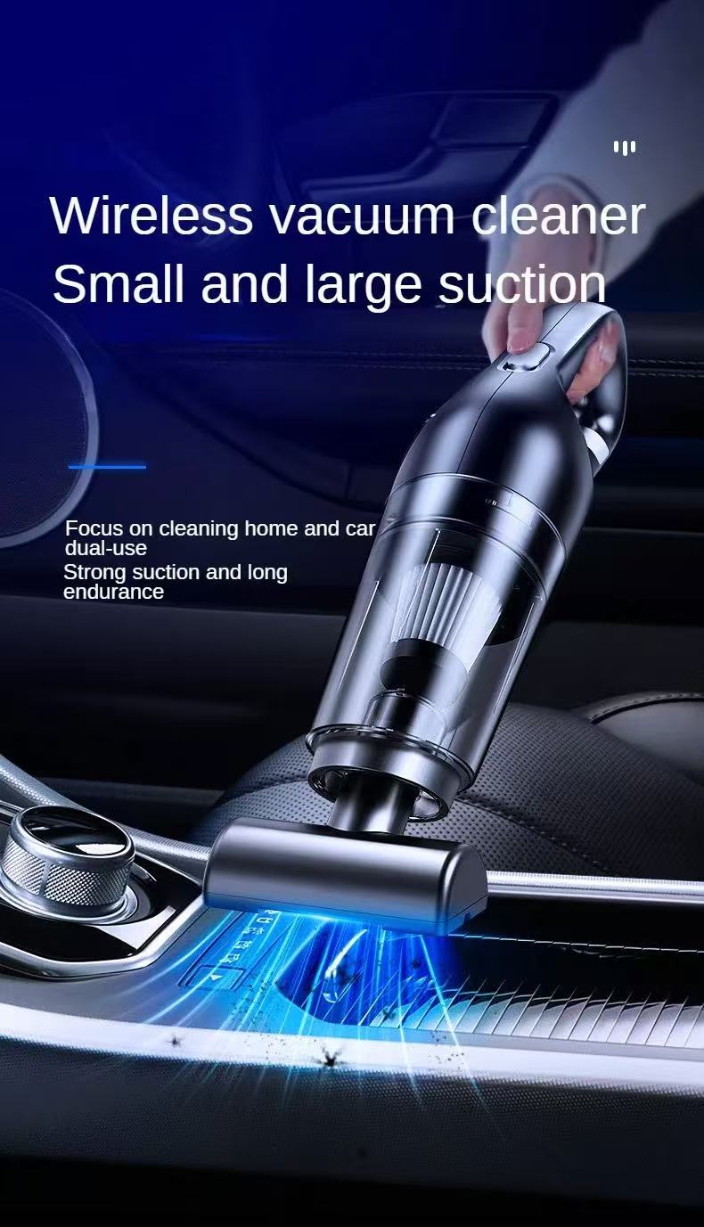 Rechargeable Handheld Home Vacuum Cleaner Wireless Dust Catcher Portable Vacuum for Car Home Pet Hair