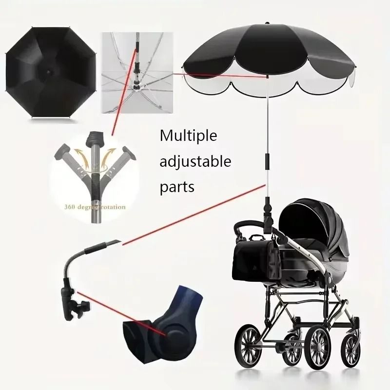 Universal Baby Stroller Sunshade Umbrella
