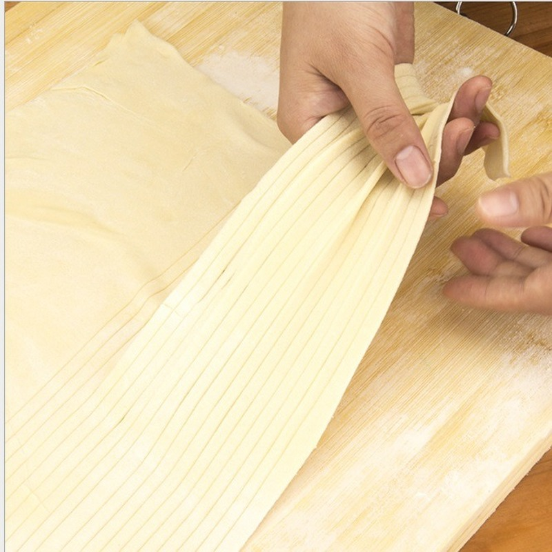Stainless Steel Noodle Cutter Spaghetti Maker, Lattice Roller, and Dough Docker Tool