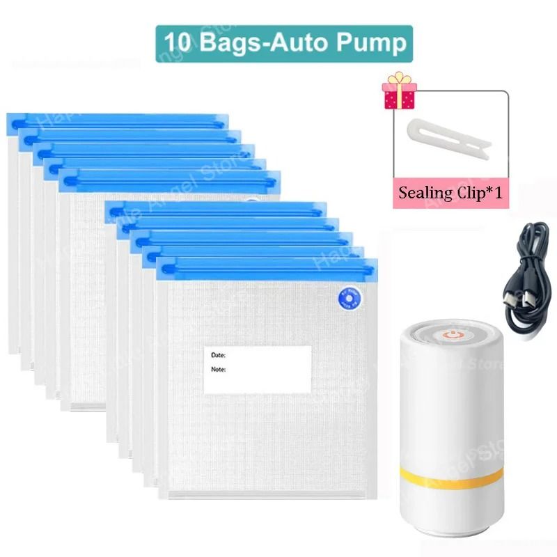 Nexus Air-Vault | Reusable Vacuum Food Preservation System with USB Electric & Manual Pump