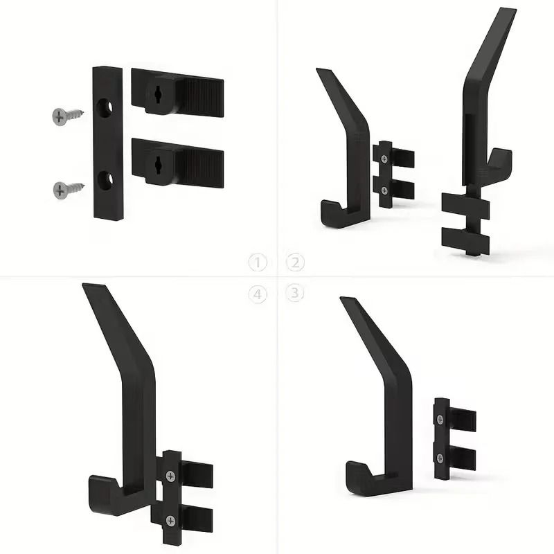 3 Piece Acoustic Panel Hooks No Drill Soundproof Panel Mounting Hangers