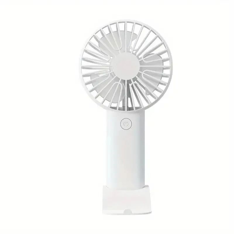 Mini USB Charging Handheld and Desktop Fan with Phone Holder