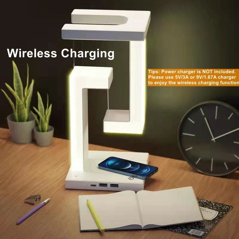 Novelty Floating Lamp With Detachable Wireless Charger