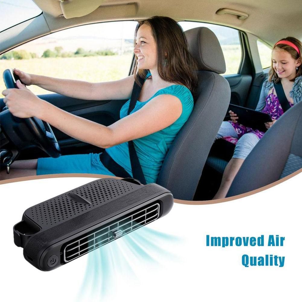 USB Car Seat Cooling Fan with 3 Speed Settings